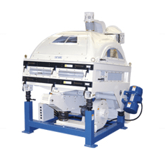 rod type destoner, vibratory destoner, double-deck destoner, mini rice destoner. This destoner removes the stones, mud or similar in size or shape impurities from the rice, wheat, paddy, coffee, beans and so on.