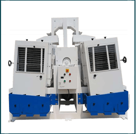 Double paddy seperator. Double body paddy seperator is for large rice mills, while single body paddy seperator is for small and medium sized rice mills. This machine increases economic efficiency and the whole output greatly. rice milling machine